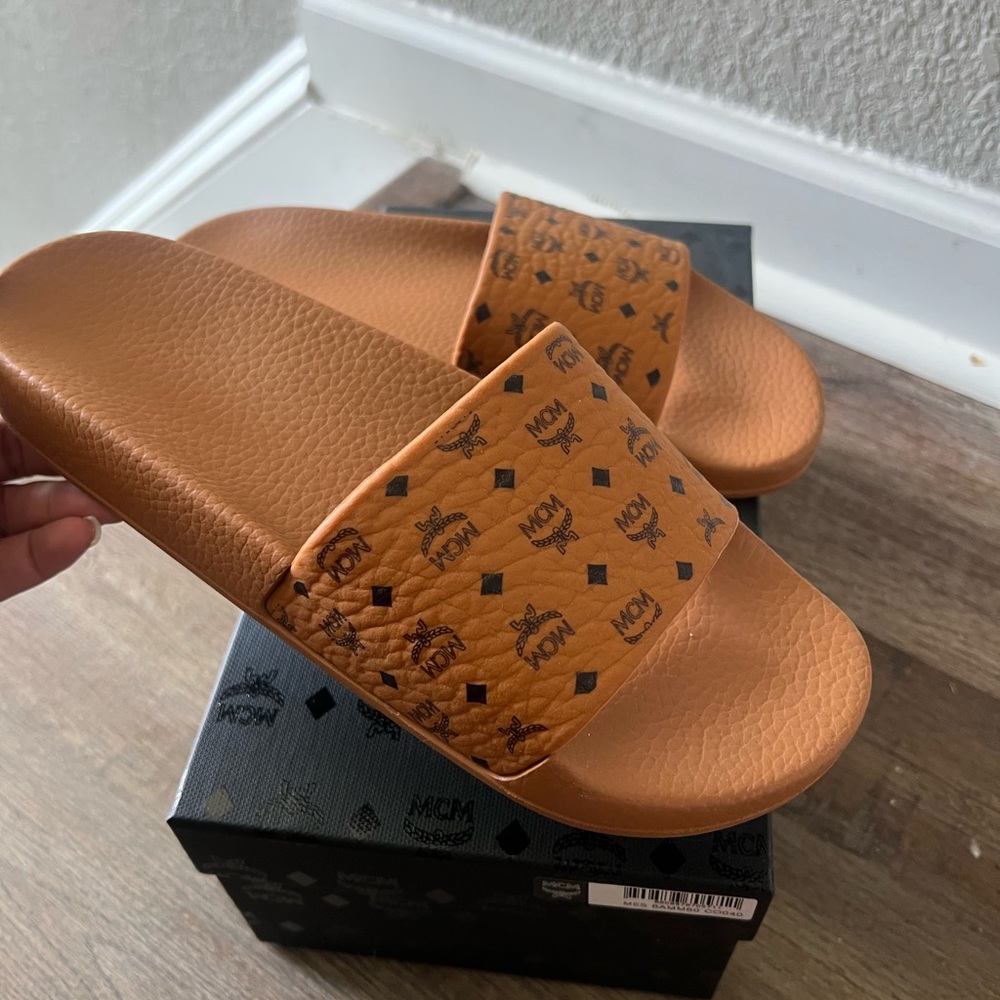 Women’s MCM Rubber Slides
